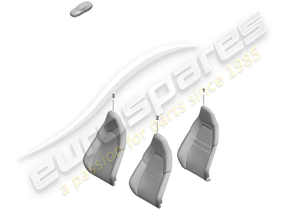 porsche 2020 (992-1) schaumteil teilediagramm