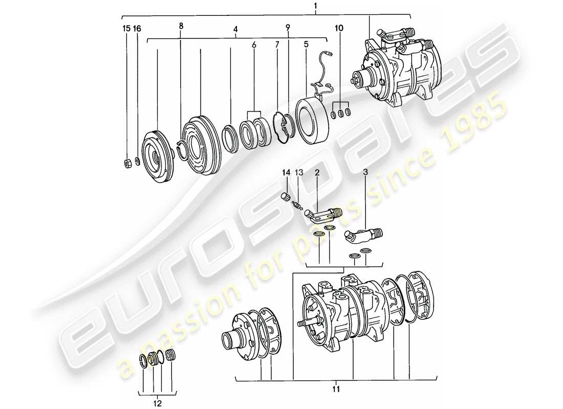 porsche 1976 (924) kompressor - d - mj 1979>> - mj 1979 ersatzteildiagramm