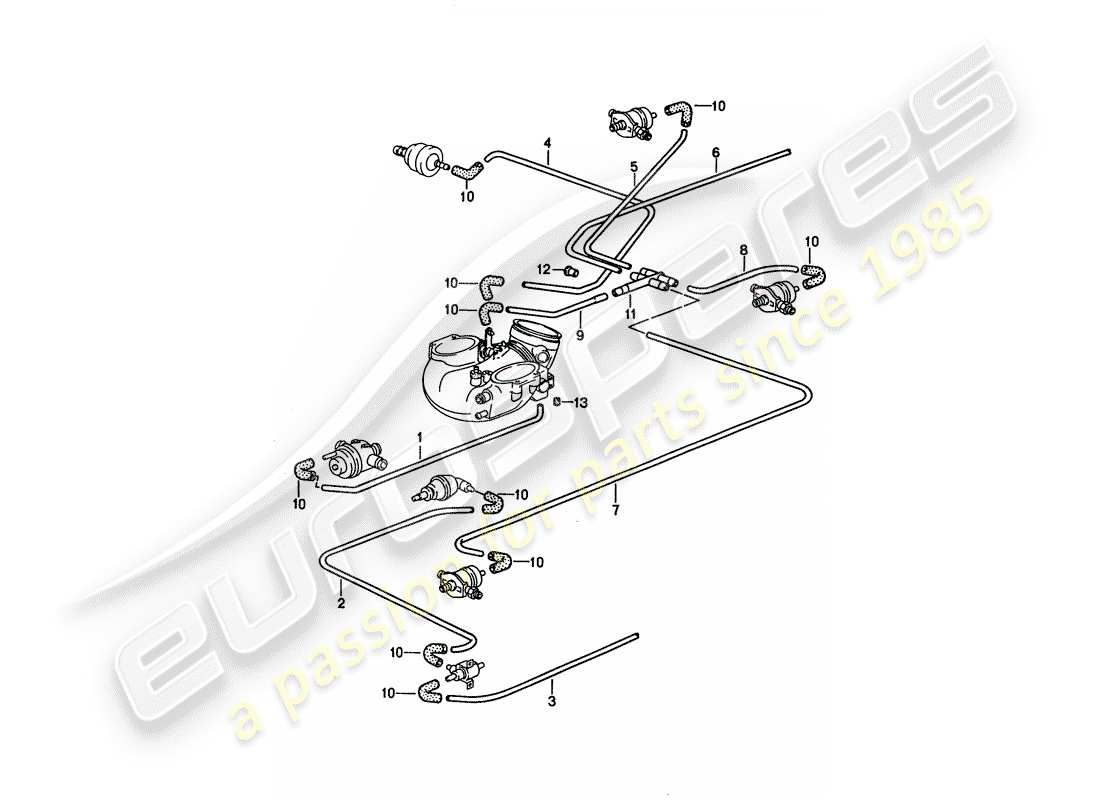 porsche 1994 (928) lh-jetronic - 3 ersatzteildiagramm