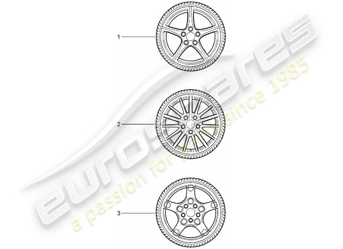 porsche tequipment catalogue (2001) zahnradsätze ersatzteildiagramm