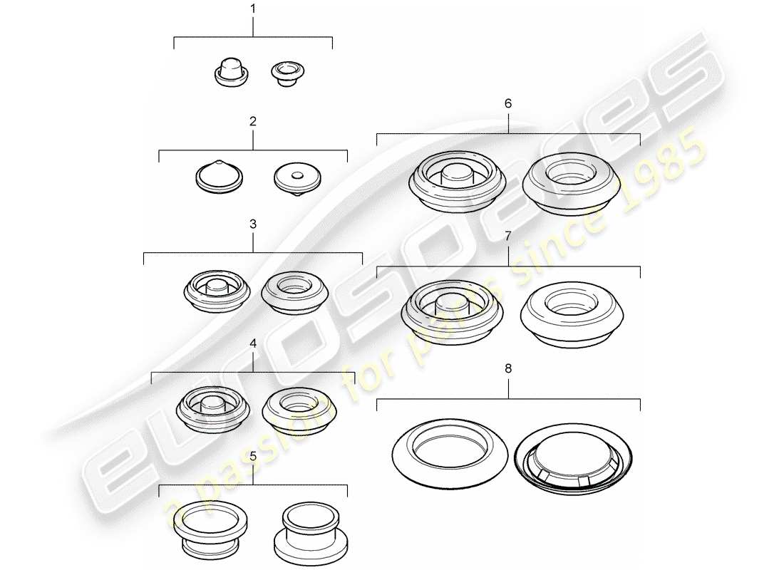 porsche 997 gen. 2 (2009) plug-teilediagramm