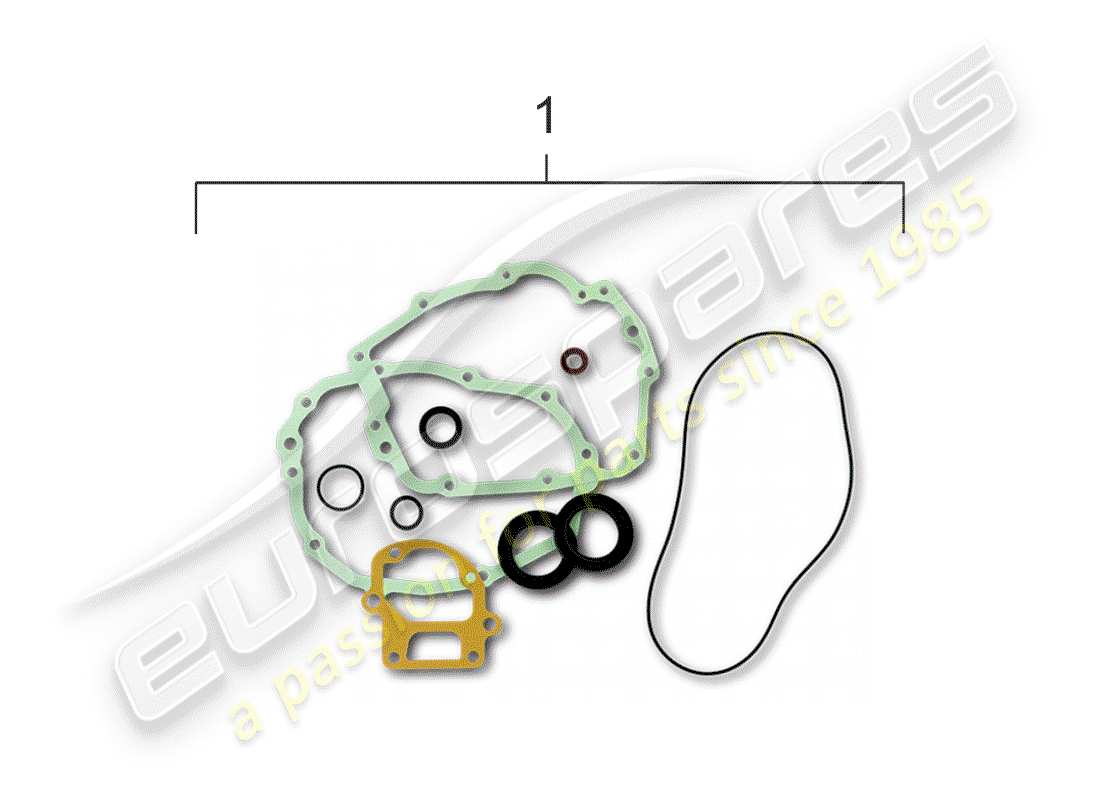 porsche 1975 (911 turbo) reparatursätze teilediagramm