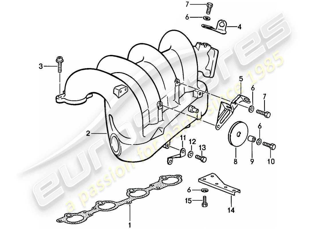 porsche 1986 (944) l-jetronic - 3 ersatzteildiagramm
