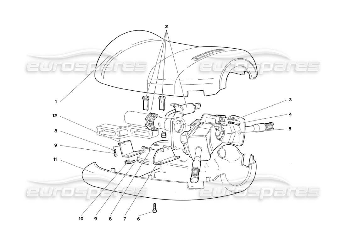 lamborghini diablo sv (1999) lenkungsteildiagramm