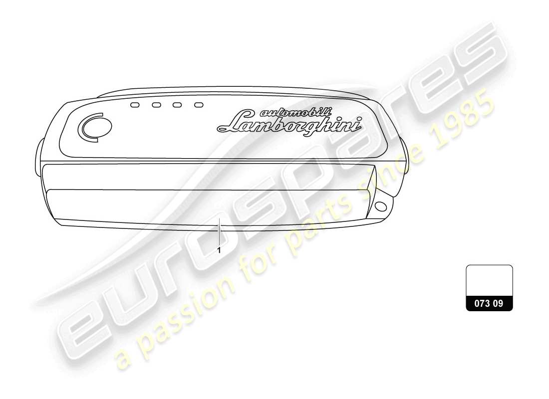 lamborghini urus (accessories) batterie-ladegerät teilediagramm