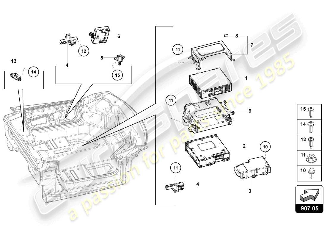 lamborghini 2014 (lp720-4 coupe 50) elektrik teilediagramm