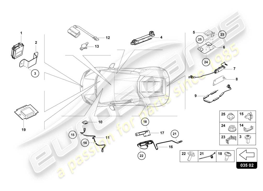 lamborghini 2016 (lp580-2 coupe) aerial-teilediagramm