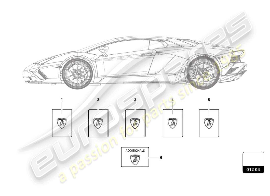lamborghini 2018 (lp740-4 s roadster) 1 fahrzeugliteratur einstellen teilediagramm