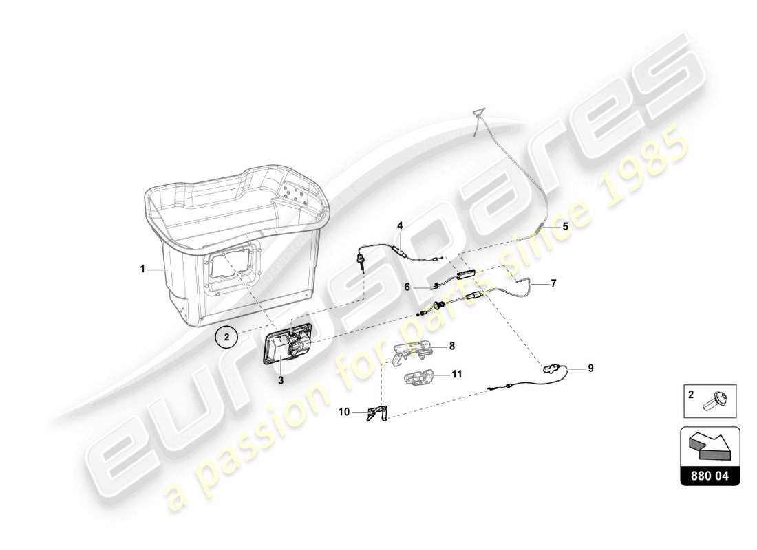 lamborghini lp750-4 sv roadster (2016) chest-teilediagramm