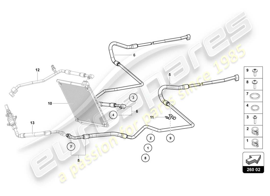 lamborghini 2012 (lp700-4 coupe)) air-teilediagramm