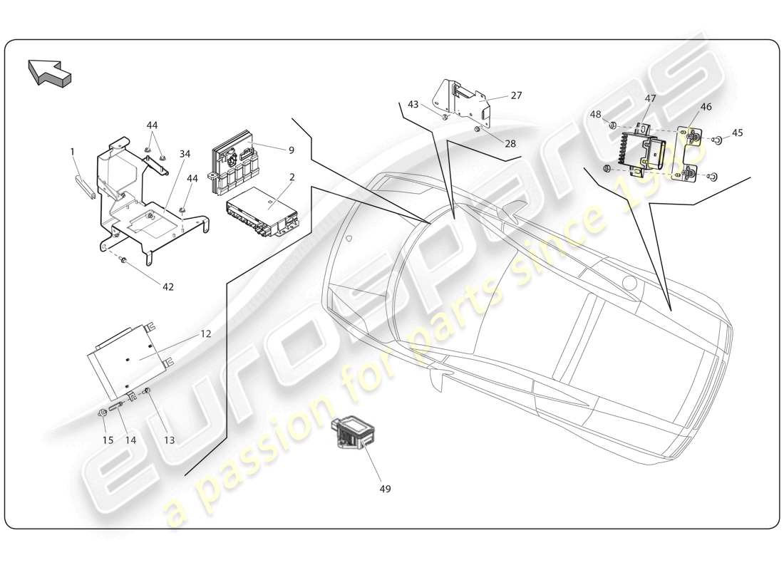 lamborghini super trofeo (2009-2014) elektrik teilediagramm