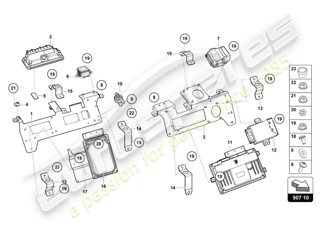 lamborghini sian (2020) elektrik teilediagramm