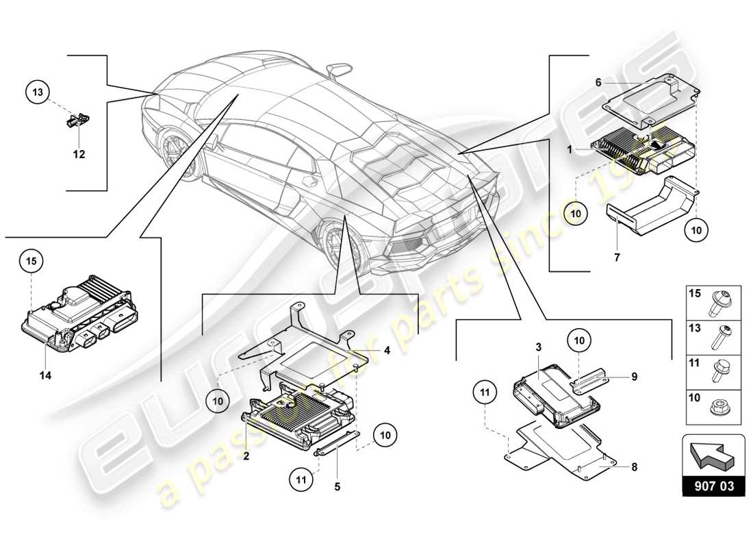 lamborghini 2014 (lp720-4 coupe 50) elektrik teilediagramm