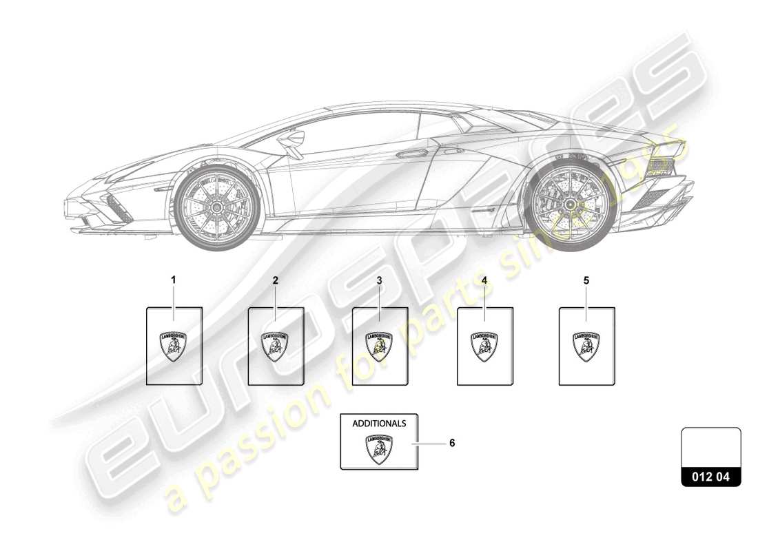 lamborghini lp740-4 s coupe (2020) 1 fahrzeugliteratur einstellen teilediagramm