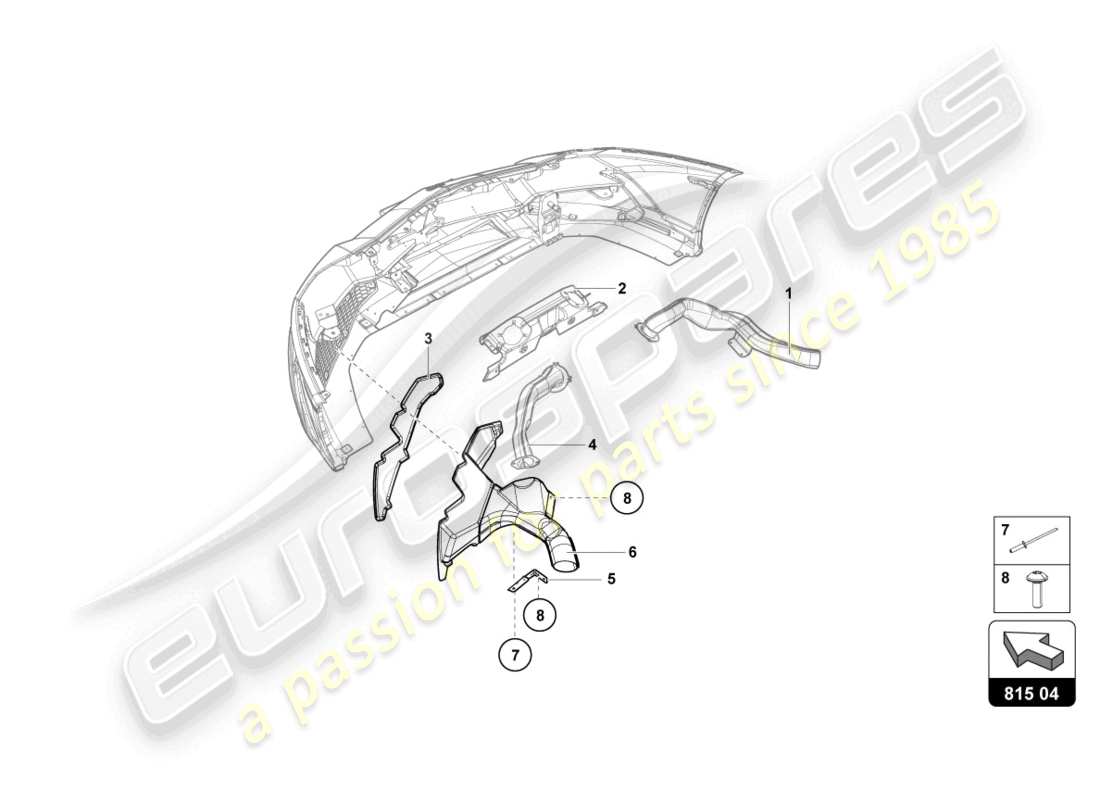 lamborghini lp720-4 roadster 50 (2014) air guide ersatzteildiagramm