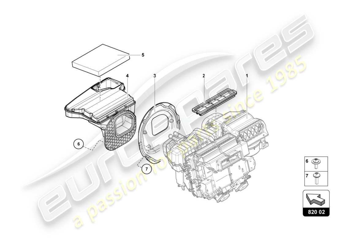 lamborghini lp700-4 coupe (2012) klimaanlage teilediagramm