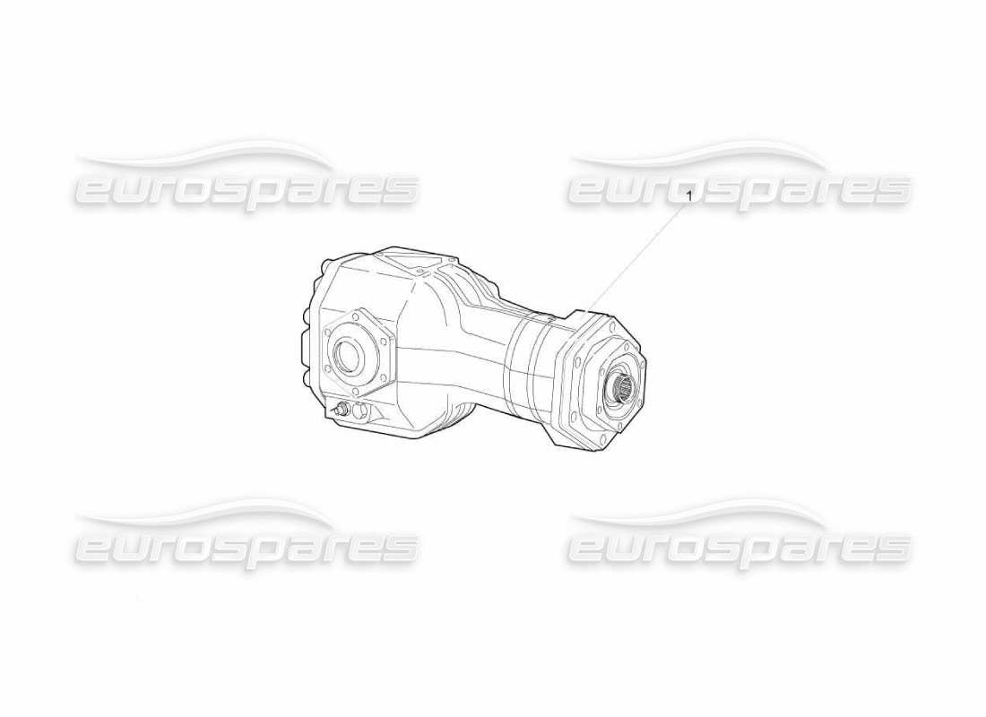lamborghini murcielago lp670 teilediagramm der vorderen differentialbaugruppe