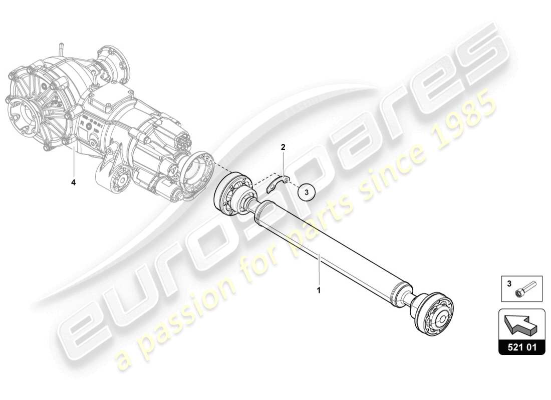 lamborghini lp720-4 coupe 50 (2014) kardanwelle ersatzteildiagramm