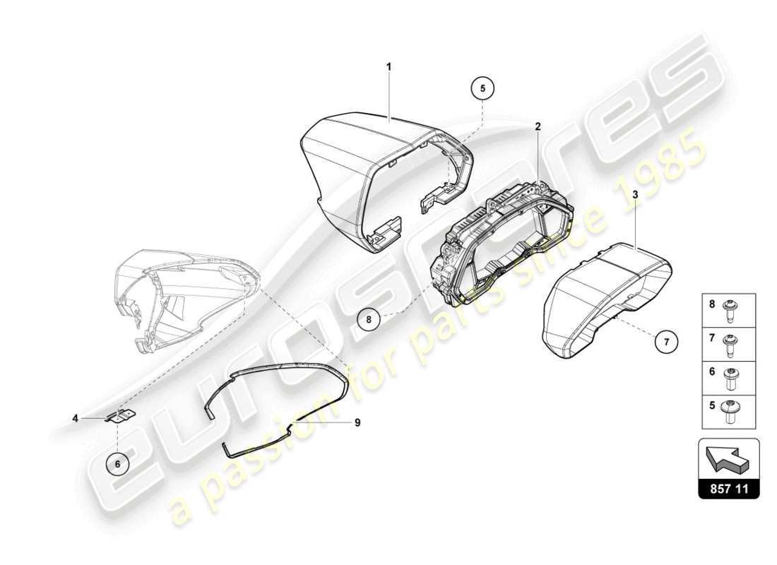 lamborghini lp740-4 s coupe (2020) combi-teilediagramm