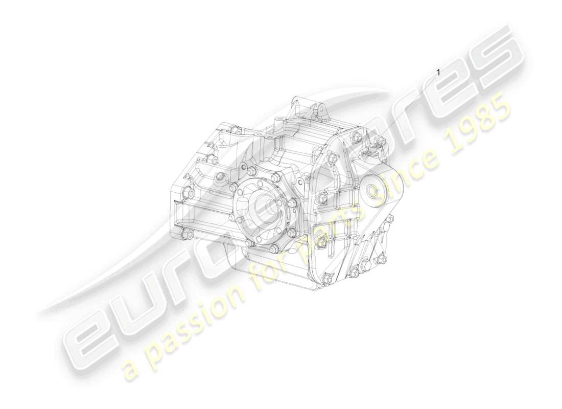 lamborghini murcielago coupe (2004) achsantrieb, komplett hinten, ersatzteildiagramm