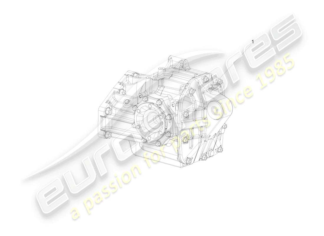 lamborghini murcielago coupe (2002) achsantrieb, komplett hinten, ersatzteildiagramm