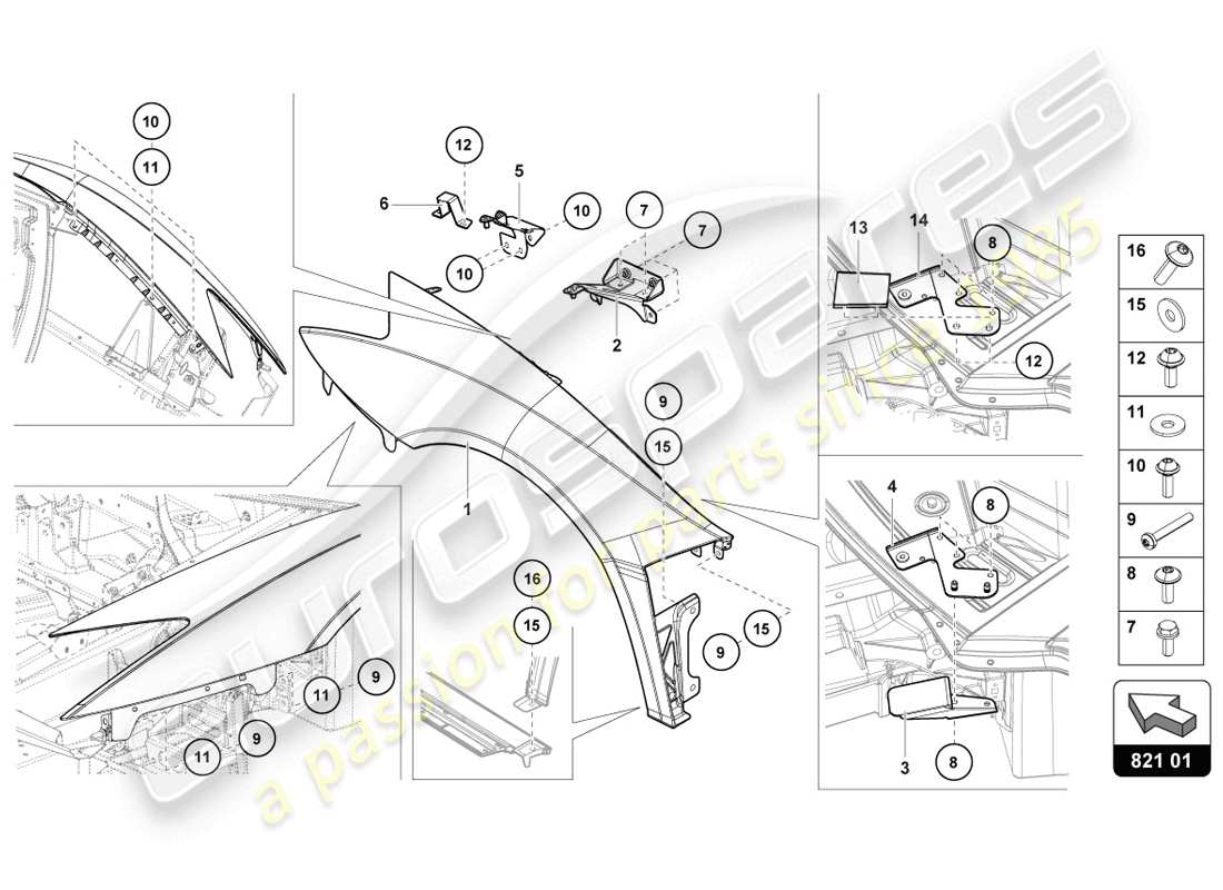 lamborghini 2014 (lp720-4 coupe 50) wing-teilediagramm