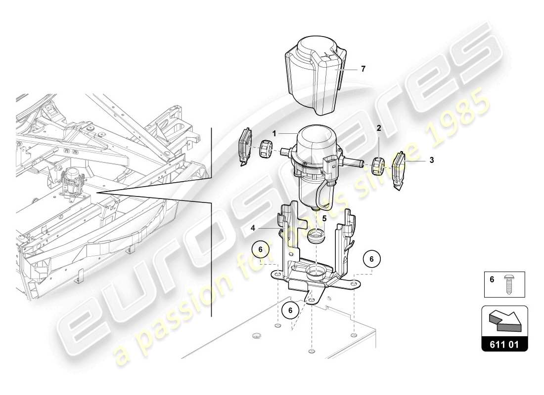 lamborghini lp720-4 coupe 50 (2014) vakuumpumpe für bremsservo ersatzteildiagramm