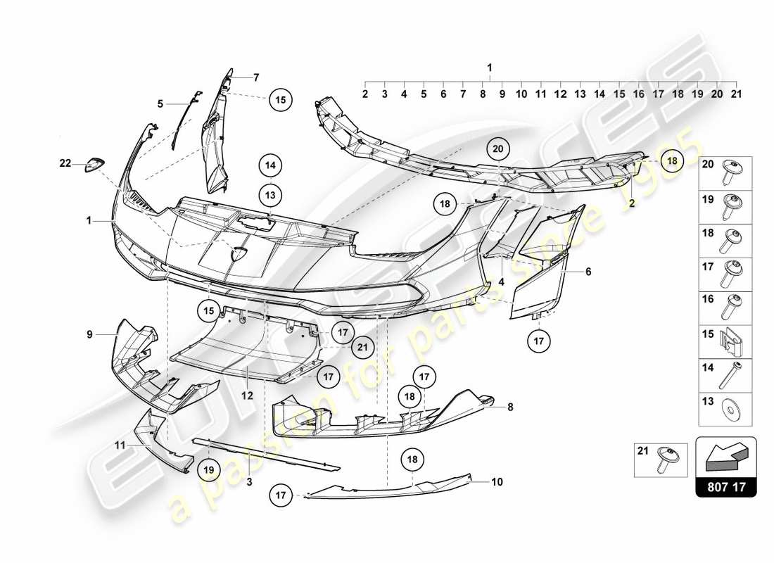 teilediagramm mit der teilenummer 470807819e