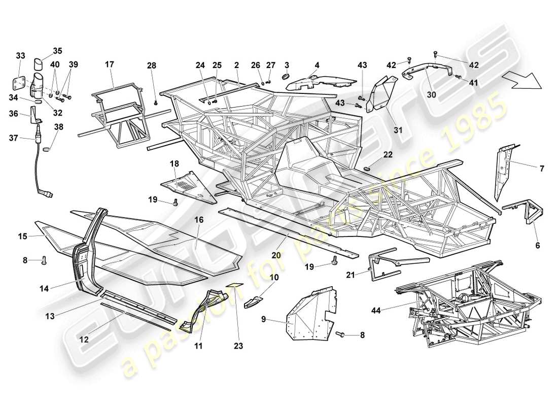 teilediagramm mit der teilenummer 0041008014