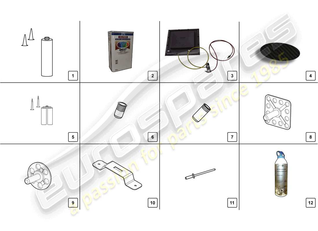 lamborghini lp770-4 svj coupe (2020) reparatursatz teilediagramm