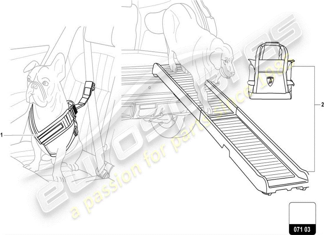 lamborghini urus (accessories) sicherheitsgurte im fahrgastraum ersatzteildiagramm