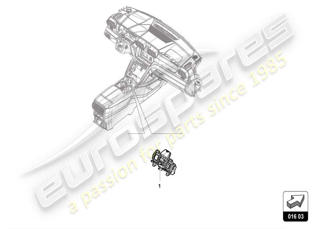 lamborghini urus (accessories) antriebseinheit teilediagramm