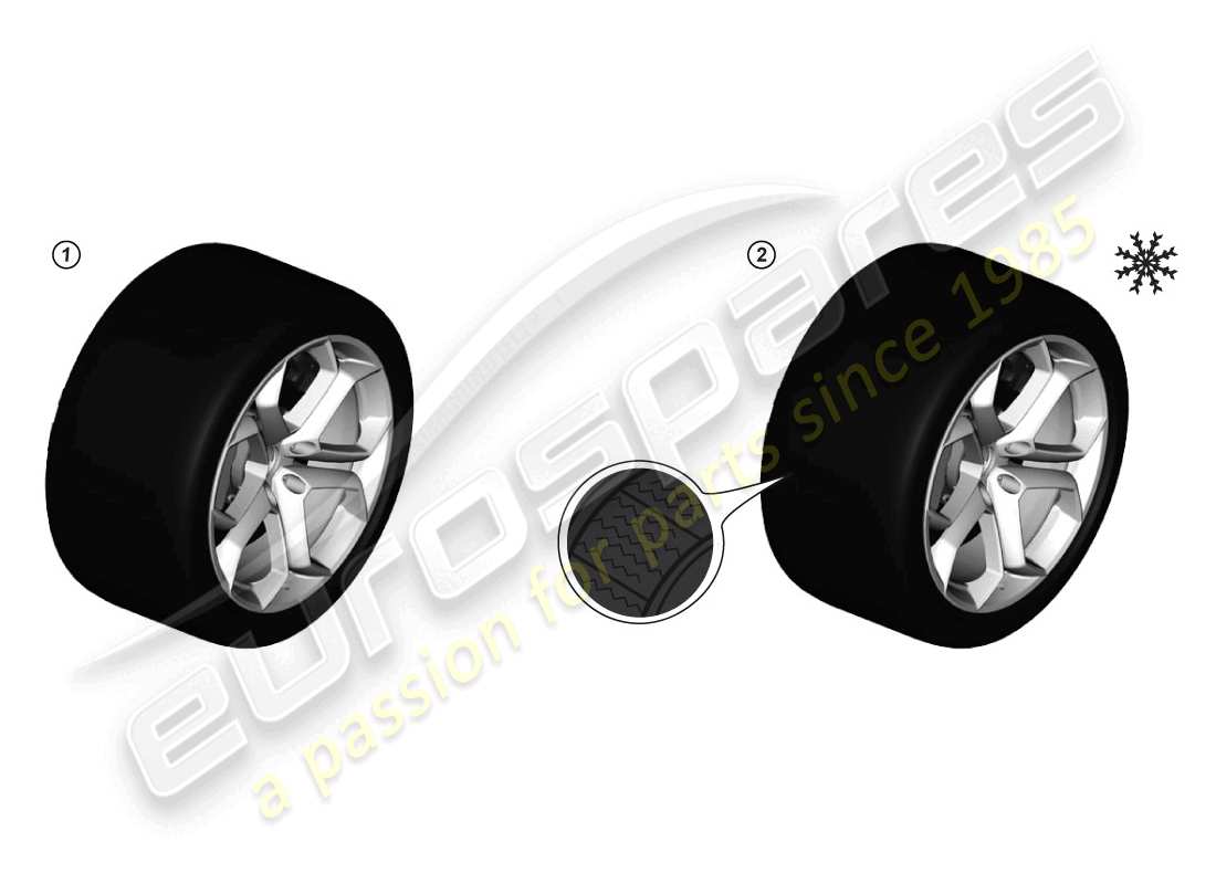 lamborghini huracan lp600-4 zhong coupe (accessories) 1 reifensatz ersatzteildiagramm