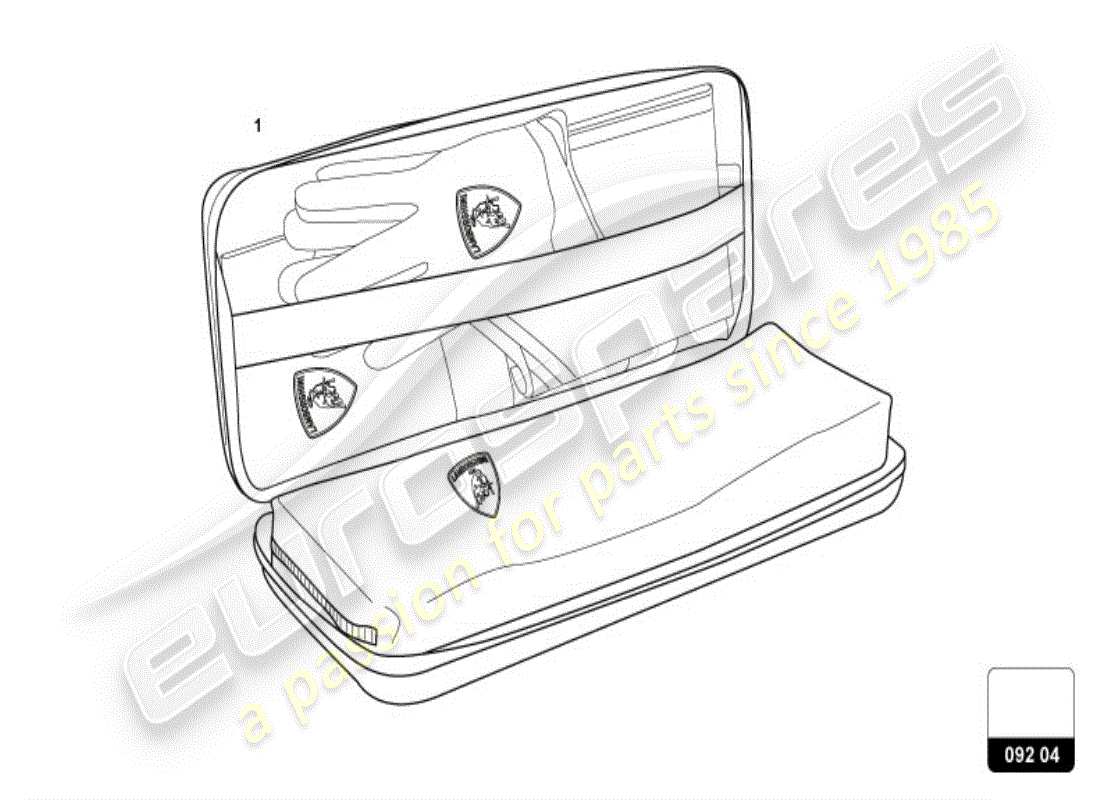 lamborghini huracan evo spyder (accessories) sicherheitsausrüstung teilediagramm