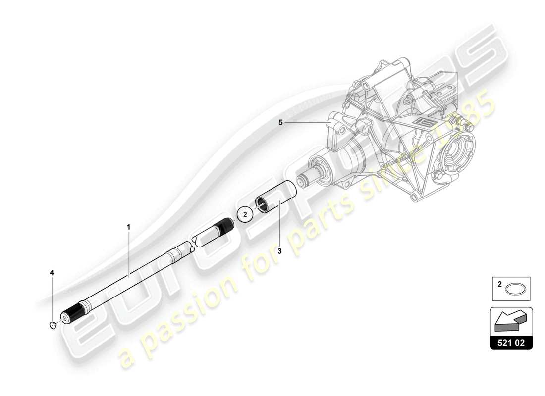 lamborghini lp770-4 svj roadster (2021) eingangswellen-ersatzteildiagramm