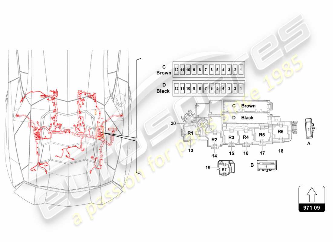 lamborghini centenario roadster (2017) sicherungen teilediagramm