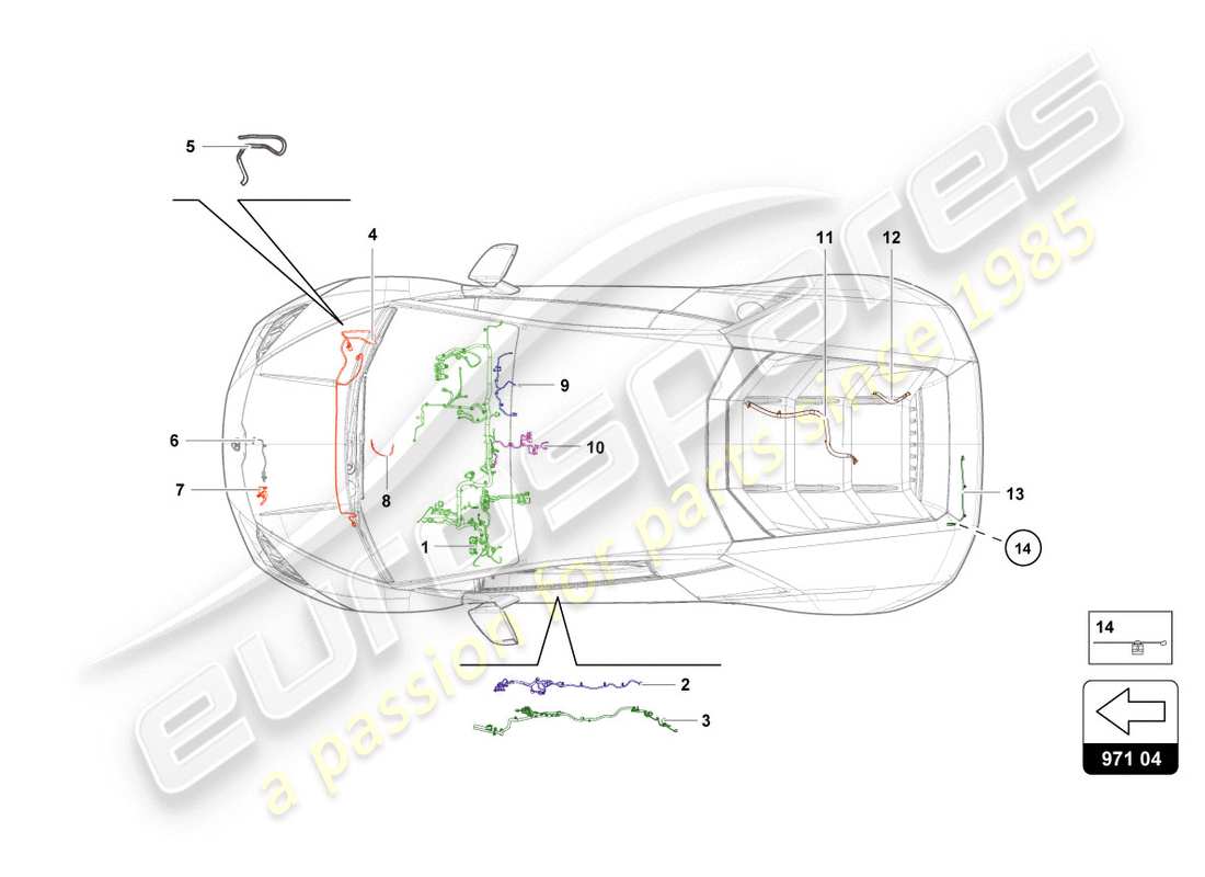 lamborghini evo coupe 2wd (2020) verdrahtung teilediagramm