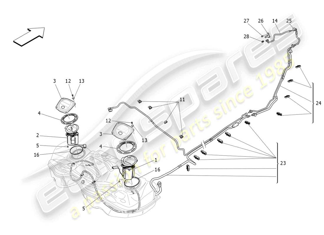 teilediagramm mit der teilenummer 670174690