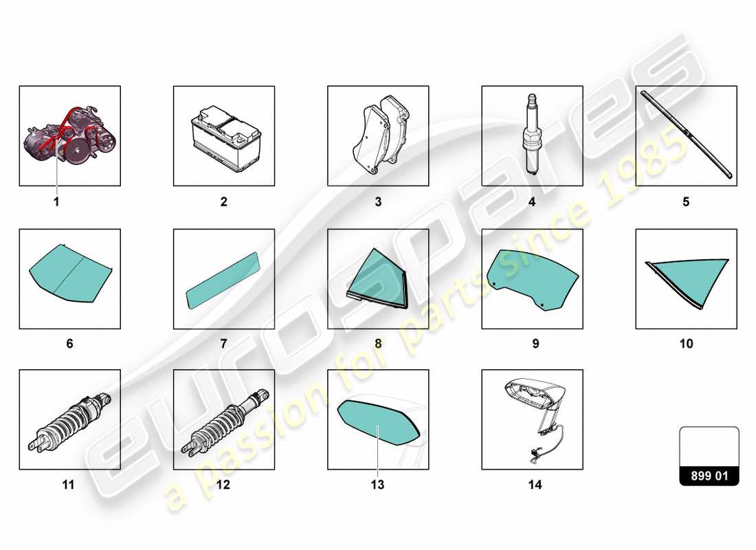 lamborghini centenario coupe (2017) for pick ersatzteildiagramm