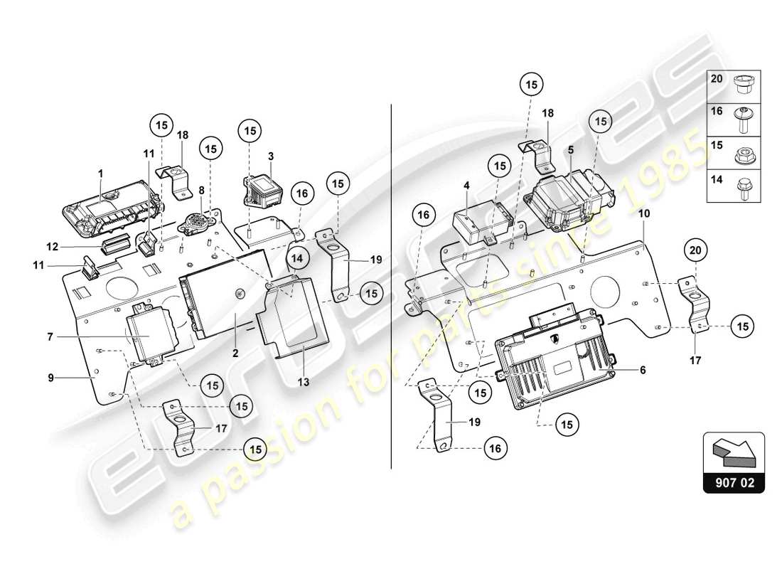 lamborghini 2016 (lp700-4 coupe) elektrik teilediagramm