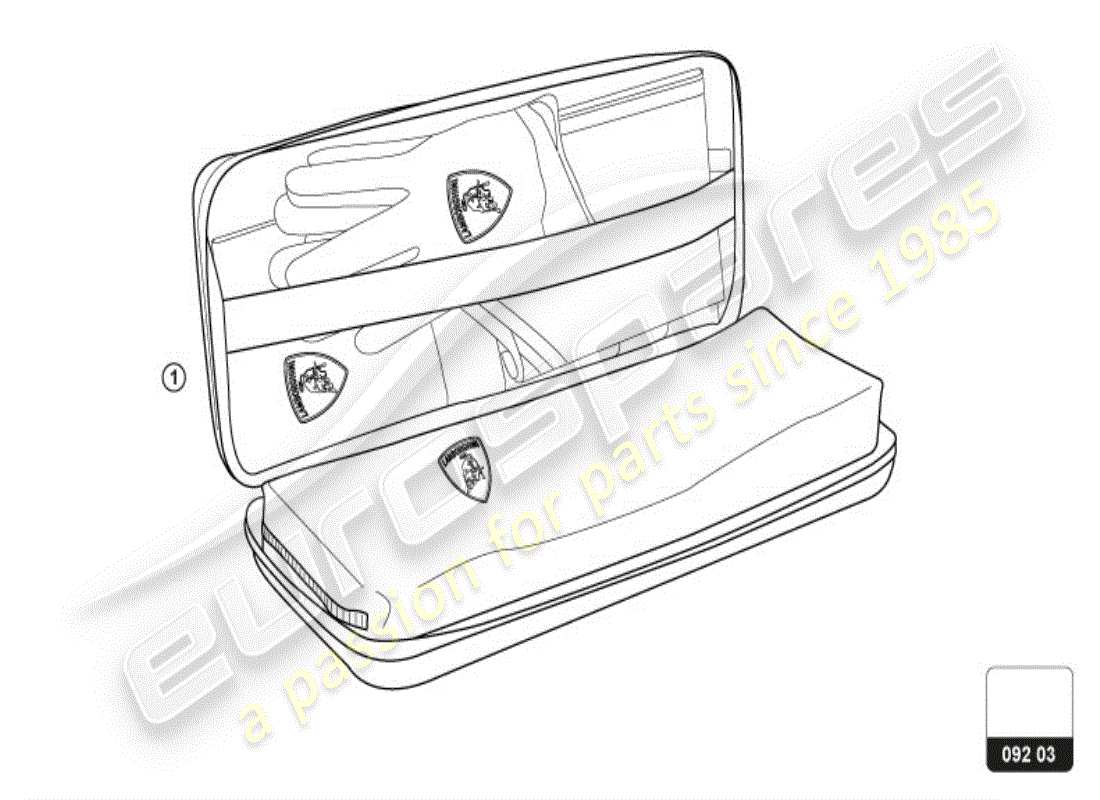 lamborghini urus (accessories) sicherheitsausrüstung teilediagramm