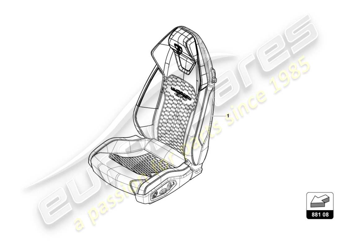 lamborghini lp600-4 zhong coupe (2016) seat 'q ersatzteildiagramm