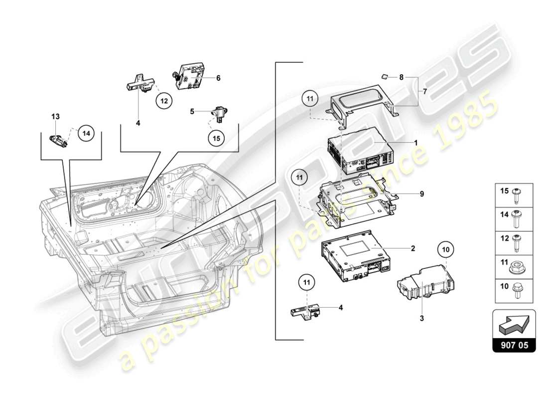 lamborghini 2017 (lp700-4 roadster) elektrik teilediagramm