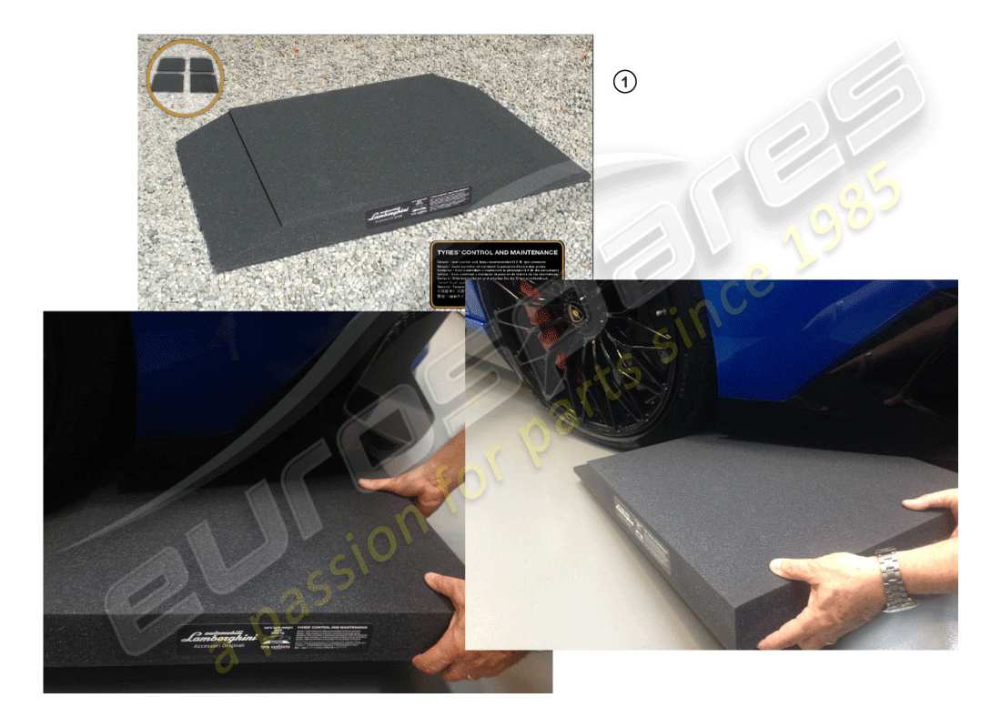 lamborghini huracan lp610-4 spider (accessories) schutzsatz ersatzteildiagramm