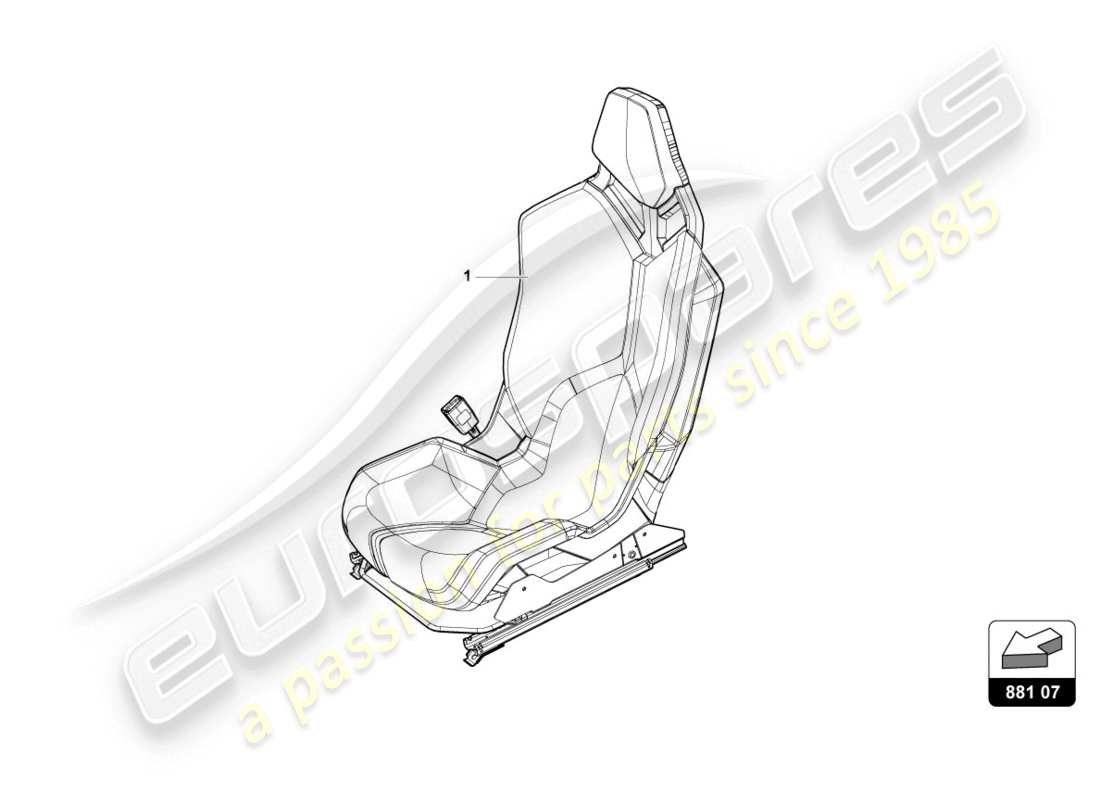 lamborghini lp610-4 coupe (2016) sportsitz ersatzteildiagramm