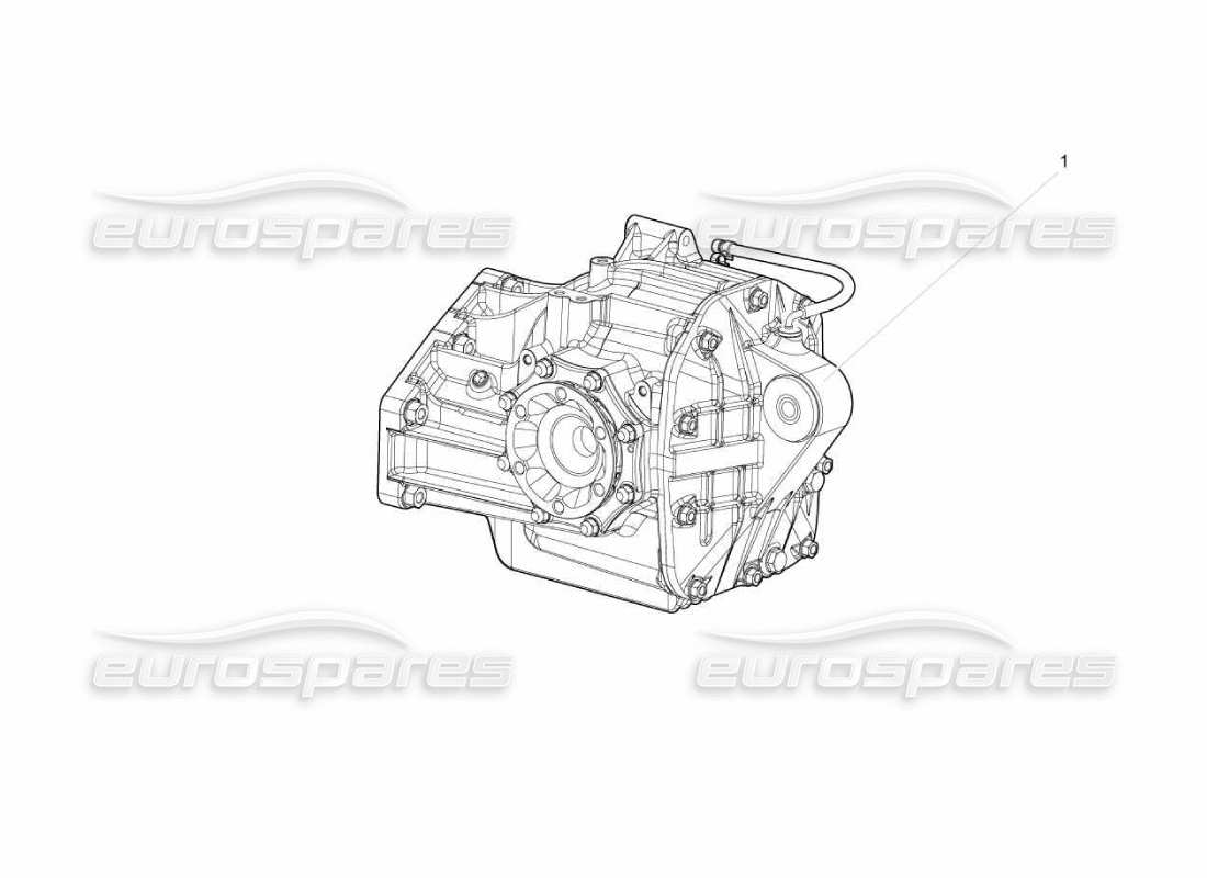 lamborghini murcielago lp670 hintere diff-baugruppe teilediagramm