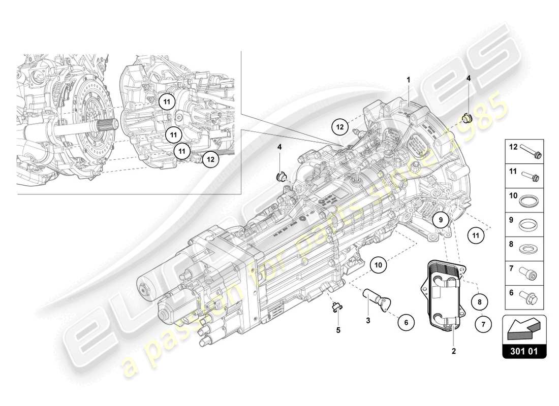 lamborghini 2021 (lp740-4 s coupe) ölfilter ersatzteildiagramm