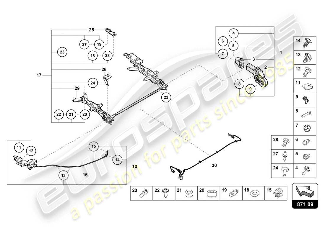 teilediagramm mit der teilenummer 4t7998671a