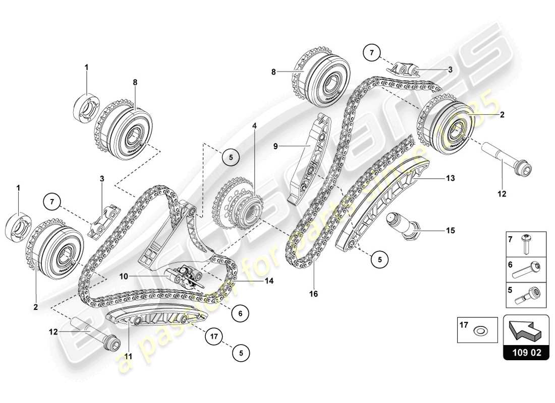 teilediagramm mit der teilenummer 07m109469b