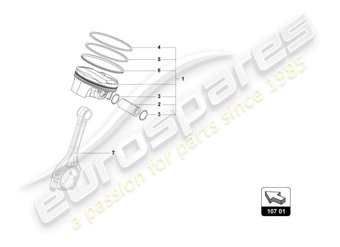 teilediagramm mit der teilenummer 07m107393a